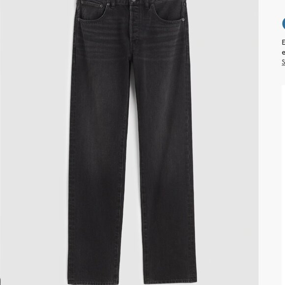 Madewell Dean Easy Straight Jeans in Kingswood Wash - Picture 3 of 3